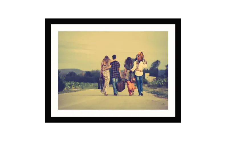 hippie venner 90cm x 70cm